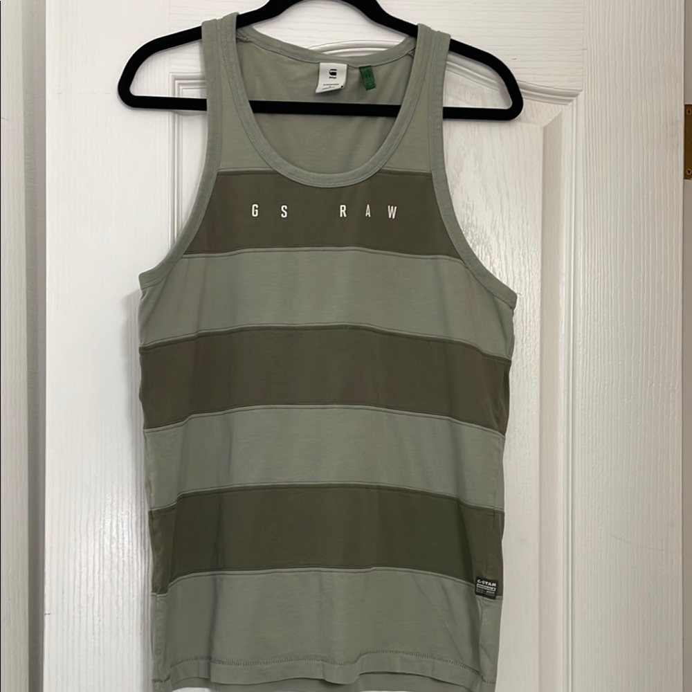 G-Star Raw Green Tank Top size S